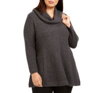 Style & Co. Gray cowl sweater
